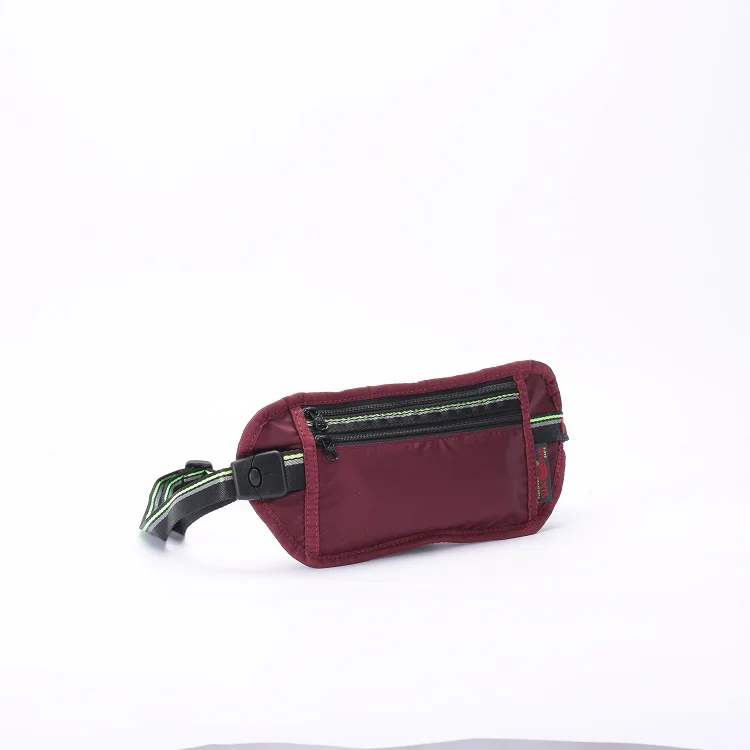 YINJUE sports waist bag neutral outdoor travel running Hip Waist pack Soft nylon 6 phone women gym Fitness Fanny pack waistbags