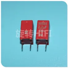 10 шт. новый красный WIMA MKS2 2 UF 50V 2U2 225 PCM5 аудио 2.2u/50v Горячая