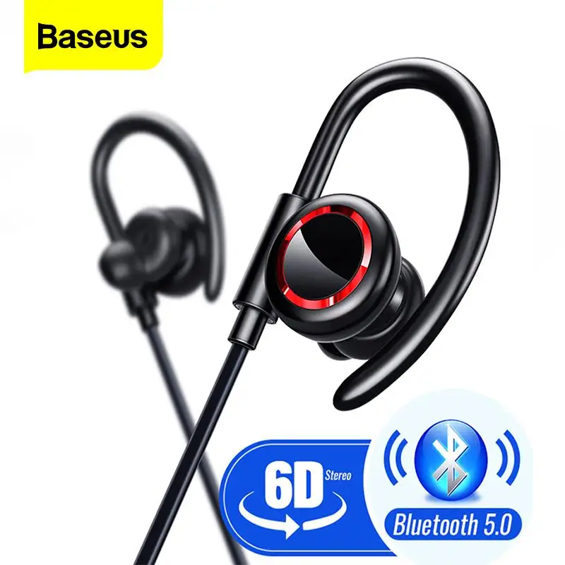 Baseus S17 Спортивные Беспроводные наушники Bluetooth 5 0 для Xiaomi iPhone телефона гарнитура наушники|Наушники и