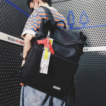 

New backpack male Korean high school student backpack campus fashion large capacity travel computer backpack female couples