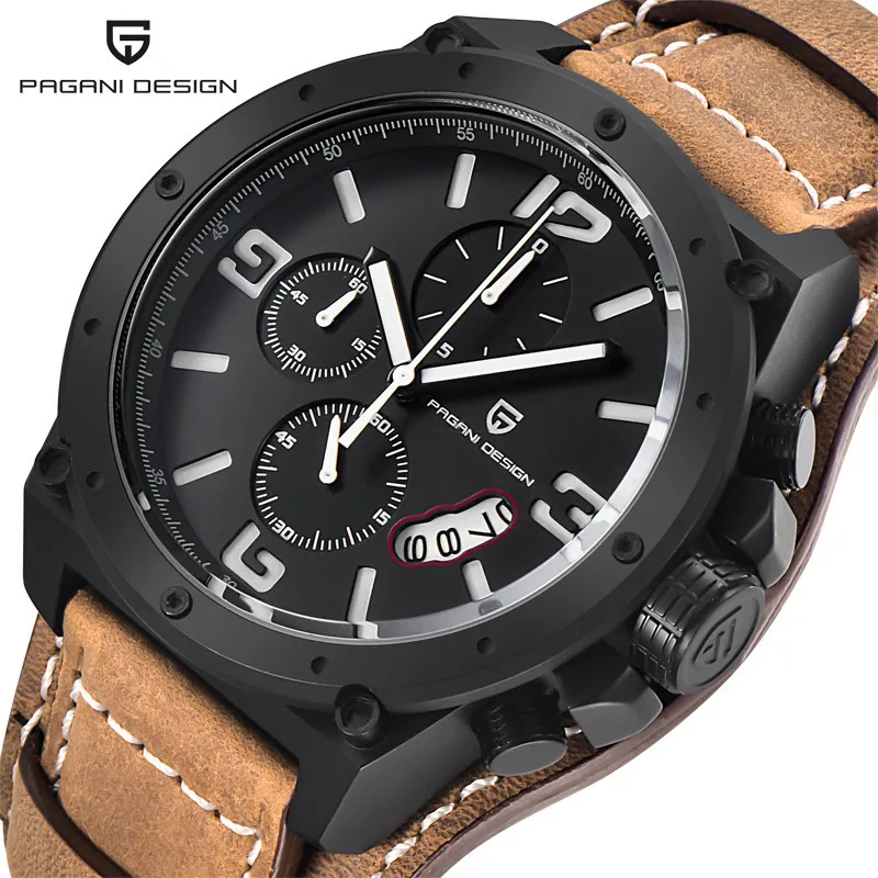 Bo kanny Watch Quartz Watch MEN'S Watch Men's Casual Calendar Multi-functional Watch 2692