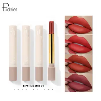 

Silky Lipstick Set Matte Soft Mist Portable Moisturizing Non-drying Lipstick Bright Starry Lipstick Moisturizing Lipstick TSLM1