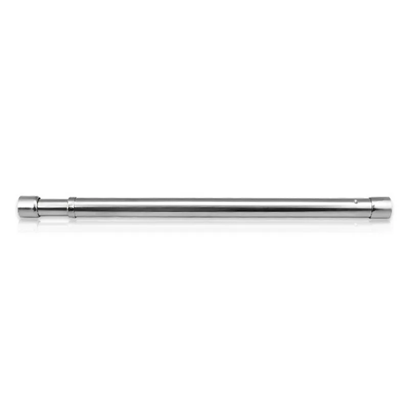 

Extendable Telescopic Loaded Net Voile Tension Curtain Rail Pole Rod Rods Small