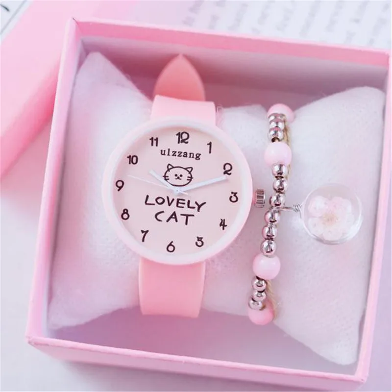 

Sunny Children Great Watch Girls Cute Watches Soft Junior High School Students Sport Wristwatch Small Fresh Watches Lady Clock
