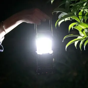 

Creative Design Rechargeable Solar Powered Camping Light Portable Outdoor Camping Hanging Lamp Light Usb Led