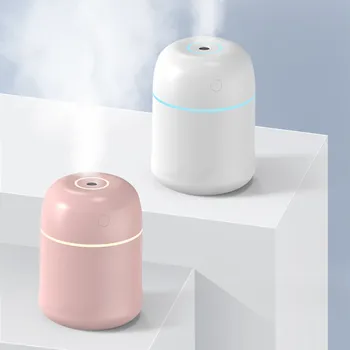

220ml USB Electric Aromatherapy Air Humidifier Wood Grain 7 Color LED Lights Mini Essential Oil Aroma Diffuser for Home Car