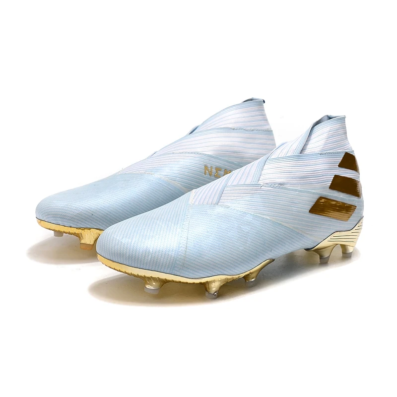Adidas Nemeziz 19 + FG botas de fútbol zapatillas de deporte de tobillo  alto vendaje zapatos de fútbol Chuteira fútbol sin cordones - AliExpress  Deportes y entretenimiento