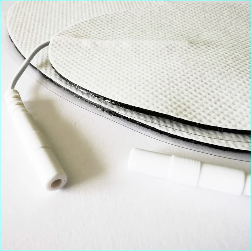 6.8*12.5cm Large Oval 1pair Electrode Pad for Digital TENS Meridian Therapy Patches Machine Ems Nerve Muscle Stimulator Tens Pad