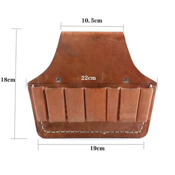 

Pockets Leather Waist Tool Belt Pouch Bag Screwdriver Kit Repair Tool Holder Portable Carpenter Electrician Accessories