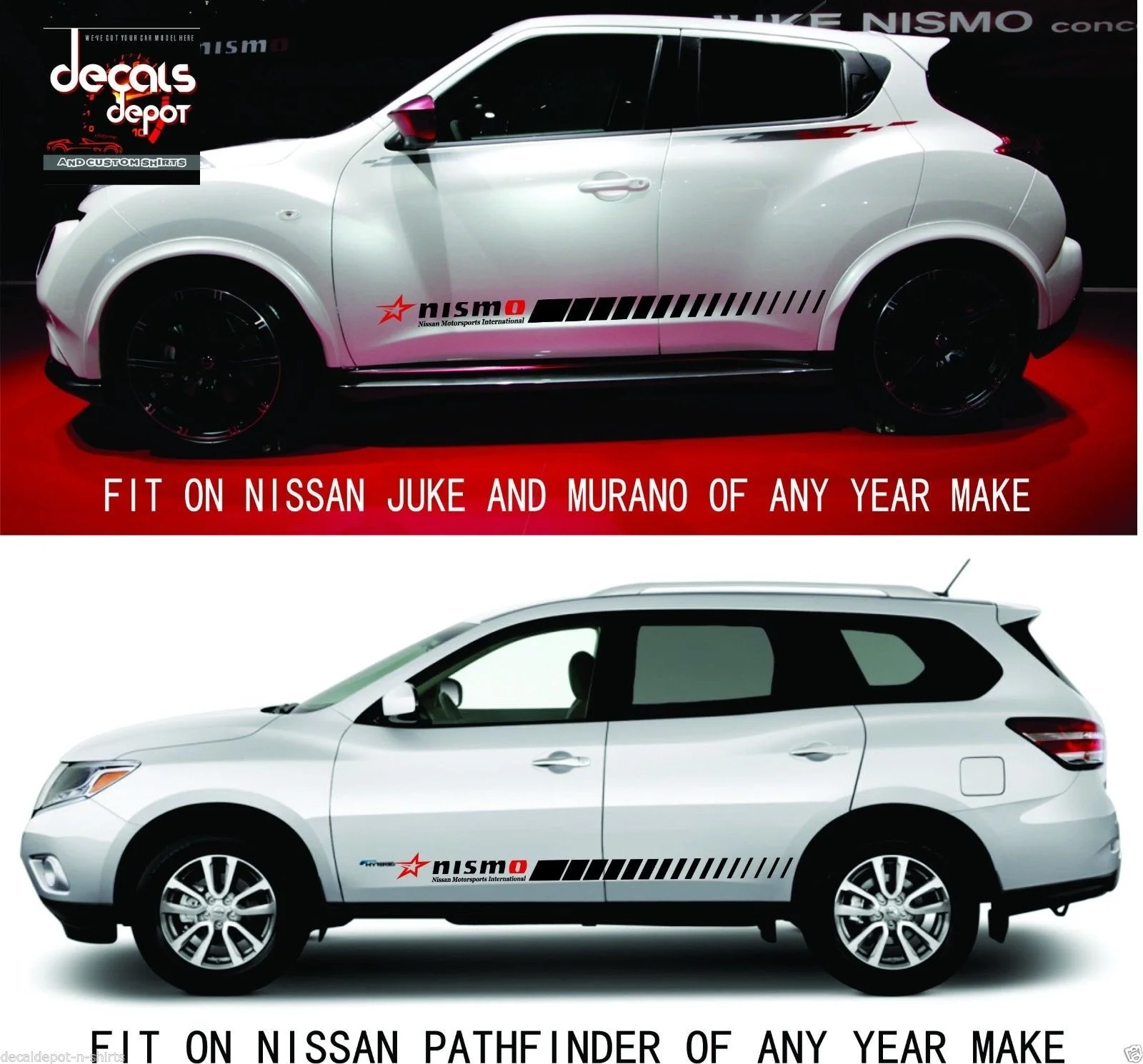 Для 2 шт. Подходит для NISSAN Sentra Juke 350Z Versa Maxima Rogue Мурано и т. Д. Рокер Панель в полоску