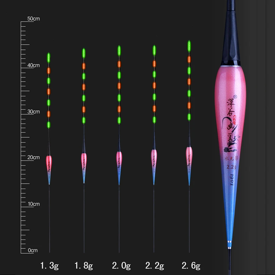 Умный рыболовный поплавок, датчик тяжести, светодиодный свет, изменение, когда приманка для рыбы, электрические светящиеся поплавки из композиционного наноматериала поплавок для рыбной ловли
