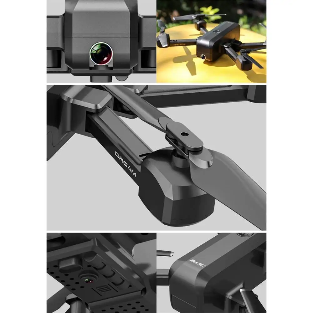SG706 Wi-Fi складной Радиоуправляемый Дрон 4K HD Двойная камера оптический поток смарт-контроль Радиоуправляемый вертолет самолет радиоуправляемые игрушки