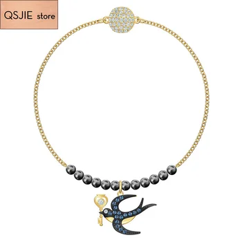 

High Quality SWA. Delicate Golden Tarot Swallow Gift Perfect Choice Bracelet