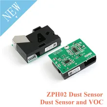 Датчик пыли ZPH02 VOC и PM2.5 лазерный модуль-датчик пыли для бытовых очистителей ШИМ/UART Обнаружение загрязнения для Arduino