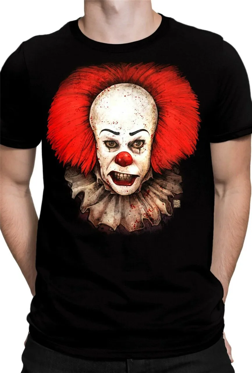 Футболка Stephen Kings It Pennywise S-M-L-Xl-2Xl новинка бесплатная доставка топы футболки |