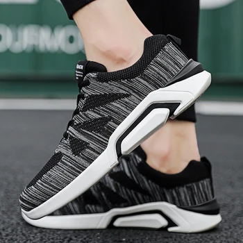 

Casual shoes men's hot selling fashion comfortable flying net running shoes dad shoes indestructible breathable sports shoes men