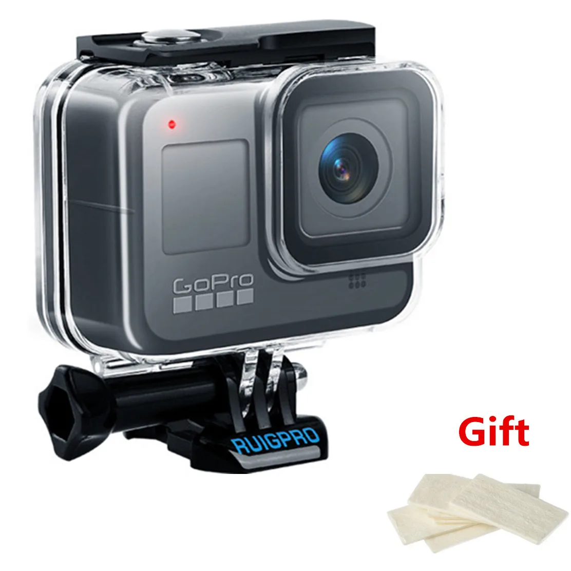 Waterproof case Gopro 8 45M Подводный Водонепроницаемый чехол для Go Pro Hero 8 защитная рамка для Gopro 8 Black аксессуары для экшн-камеры - Цвет: Waterproof case