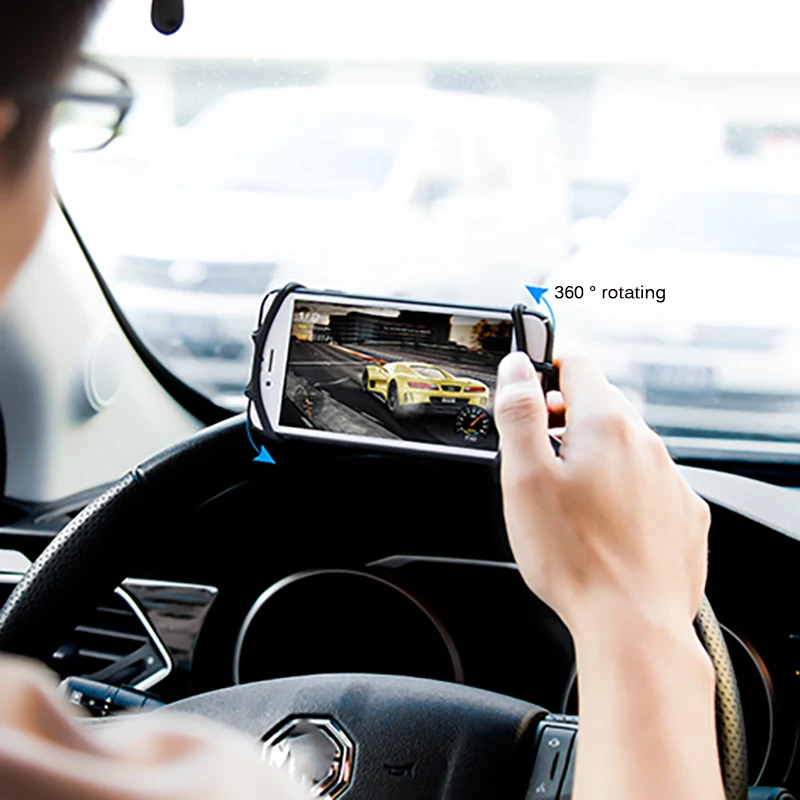 Автомобильный держатель для телефона Xiaomi Mijia M365 Pro для мотоцикла, велосипеда, электроскутера, аксессуары, gps 360 Вращающийся силиконовый держатель