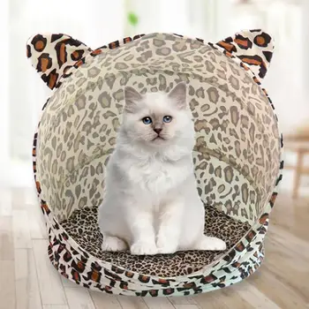 

Warm Pets Cats Dog Puppy Foldable Soft Sleeping Kennel Bed House Nests Home