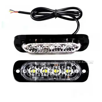 

6500K Car Lights Set 12W ATVs Signal Spare Strobe Flashing Lamp 12V-24V