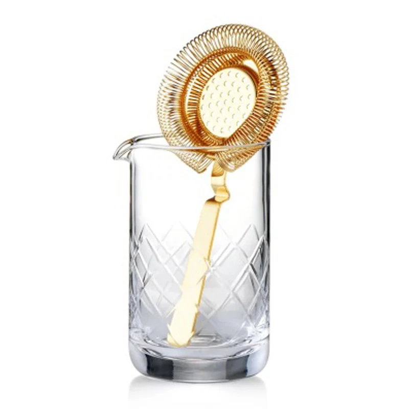 Custom Stainless Steel Colorful Cocktail Ice Bar Strainer for kitchen