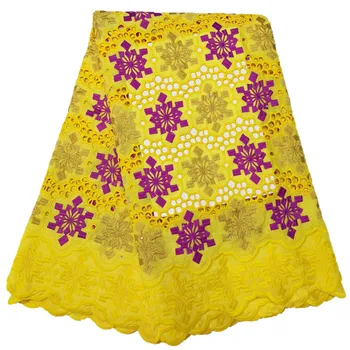 

african fabric cotton voile lace with stones swiss voile lace in switzerland voile fabric 2019 high quality