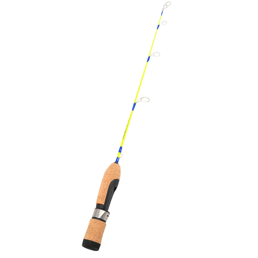Красный Portable Ice Fishing Rods Reel Kit Lightweight Winter Fishing Rod Fishing Tackle Tool Jig Head Baits - Цвет: Красный