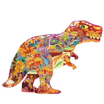 

280pcs Imagination Shaping Small Card Educational Toy Gift Cartoon Animal Children Dinosaur Jigsaw Intellectual Paper
