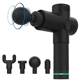 

3200r/min Therapy Massage Guns 3 Gears Muscle Massager Pain Sport Massage Machine Relax Body Slimming Relief 4 gun heads