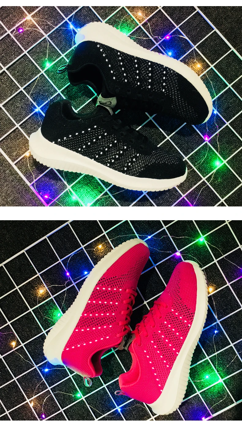 Platform lightweight breathable mesh women chunky sneakers gym sports trainers woman tennis shoes tenis feminino chaussure femme