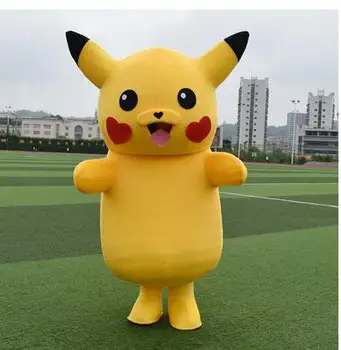 

Pikachu doll costume cos show Kumamoto bear cartoon costume people wear doll clothes adult walking costume