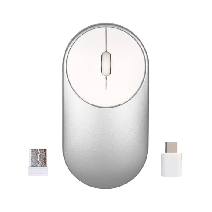 Беспроводная мышь type C USB два приемника двойного назначения оптическая эргономичная для мобильного компьютера AS99