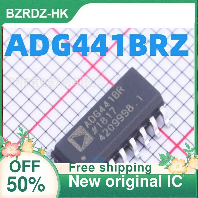 

2-10PCS/lot ADG441 ADG441BRZ ADG441BR SOP-16 New original IC