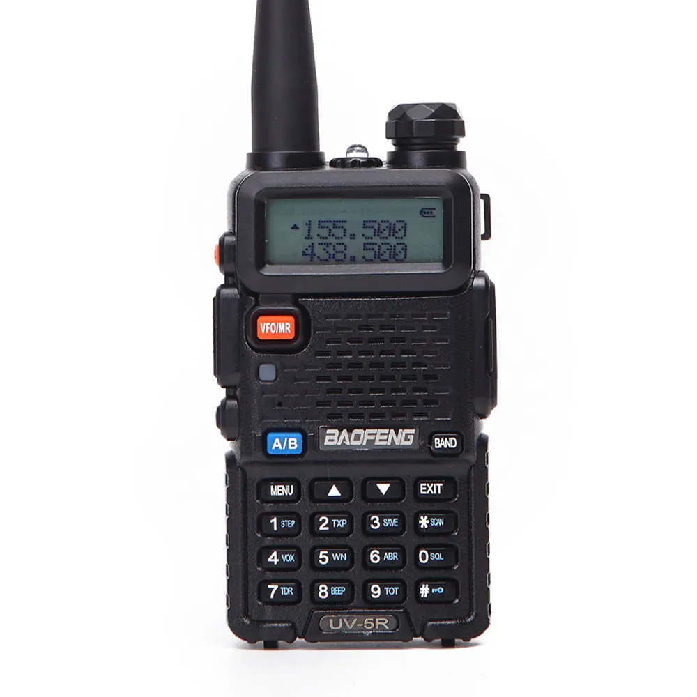 BaoFeng BF-UV 5R(UV-5R 3rd Gen) 5-ваттный двухчастотный двухстороннее радио(136-174Mhz VHF и 400-520 МГц UHF) включает в себя полный комплект