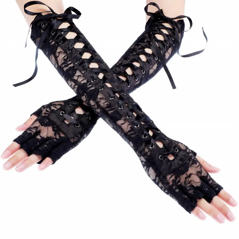 Рисунок 5 - Длинные кружевные перчатки без