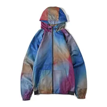 Новинка, Мужская ветровка на молнии с длинным рукавом и принтом, роскошный свитер