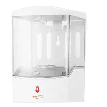 

Automatic Contactless Soap Dispenser Wall-Mounted Battery Operated IR Infrared Sensor Hand Disinfect , 500Ml (White)