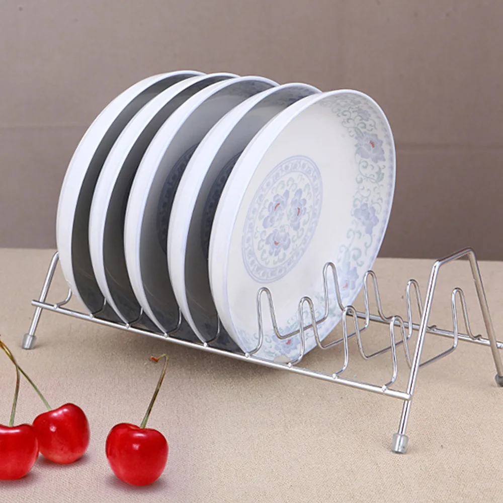 

Foreign Trade Single Layer Dish Rack Draining Shelf Dish Rack Drip Bowl And Dish Hanging Dish Rack Kitchen Plates Storage Plate