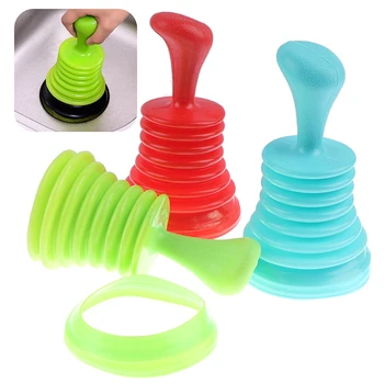 

Toilet Plunger Family Sink Drain Pipeline Dredger Cup Piston Sink Drain Cleaners Suction Toilet Brush Suction Cups