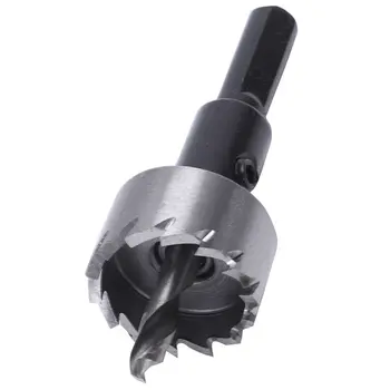 

Hight Speed Steel HSS 6mm Twist Drill Bit 24mm Cutter Tool Hole Saw w Hex Wrench