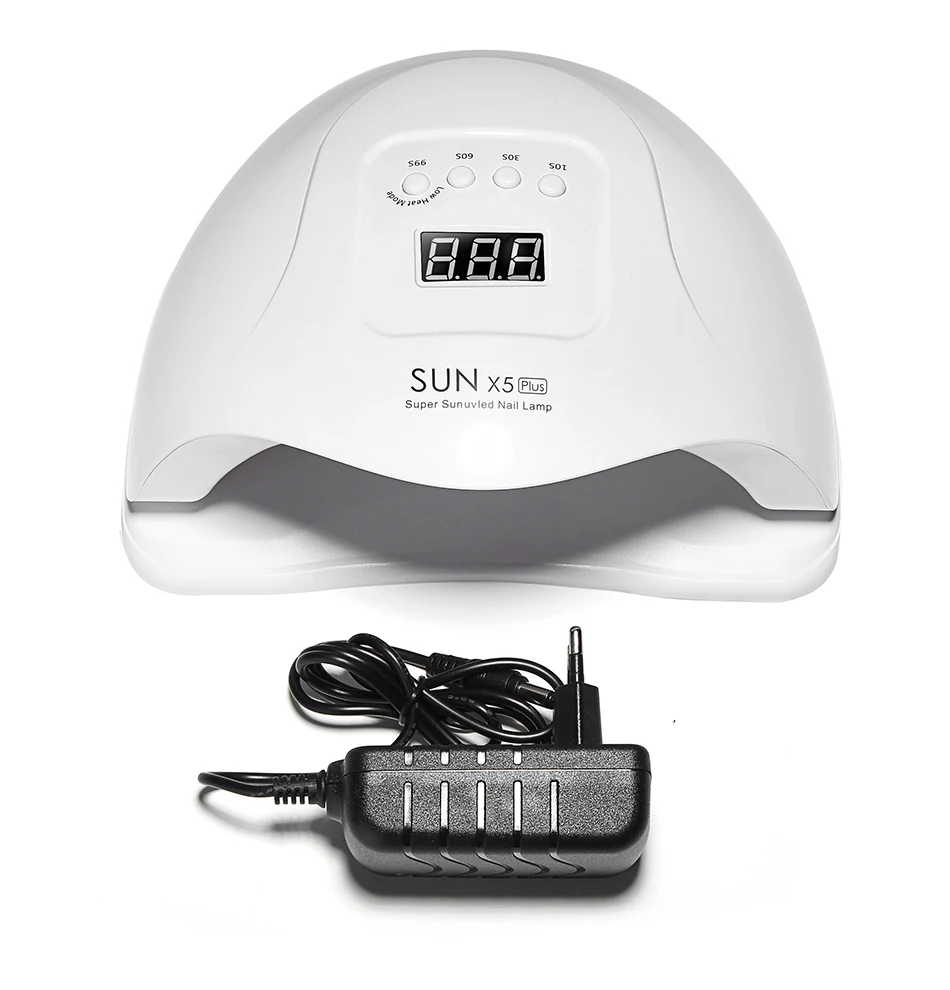 ROHWXY SUN X5 Plus УФ-лампа для сушки ногтей Гель-лак для сушки льда ЖК-дисплей светодиодная УФ-лампа для ногтей для маникюра автоматический датчик таймера