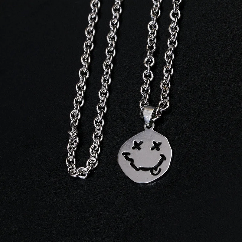 Hot Sale Woman Necklace Chain-Accessory Punk-Chain Face-Pendant Aesthetic Women's Jewelry Goth-Style 1005001841211155