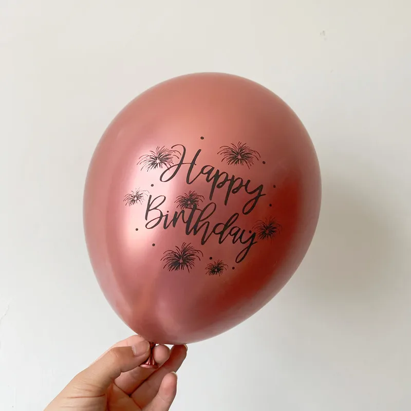 10 шт 12 дюймов хромированная Globos металлик латексные воздушные шарики для гелия с