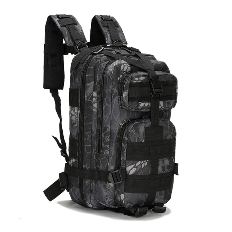 Black Python Military Tactical Assault Backpack EDC Outdoor Backpack Trekking Backpack