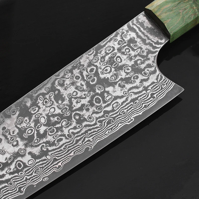 Шеф-повара Gyuto ножи накири 67 слой VG10 японский Дамасская сталь 8 дюймов дамасский кухонный нож прочная деревянная дамасский нож повара