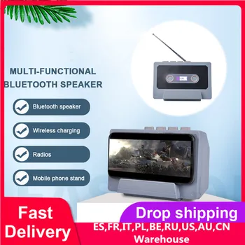 

Bluetooth Speakers Outdoor Rechargeable FM Radio Mini Speaker 5 Hours Music Time Support USB/TF