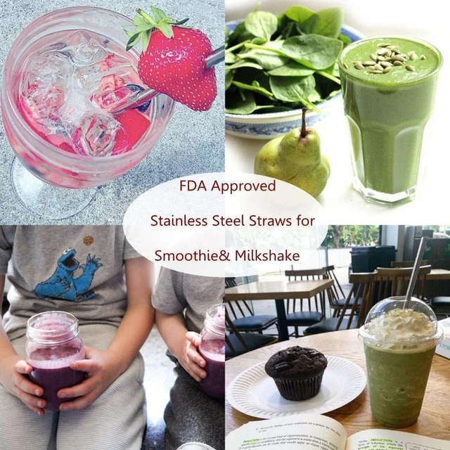 6 Pcs Straight Glass Straws Reusable Clear Straws 12mm Wide Smoothie Straws  for Boba Bubble Tea Milkshakes Drinking Straw - AliExpress