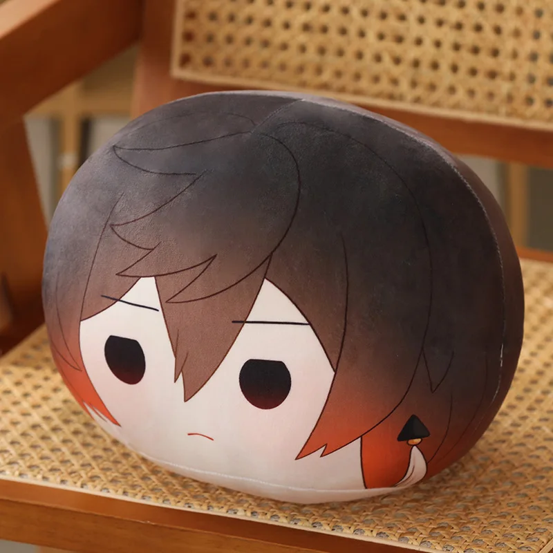 Genshin Impact Cosplay Plush Baal Kazuha Zhongli Xiao Barbara Sayu Childe Tartaglia Itto Sara Soft Bag Pendant Fans Gift