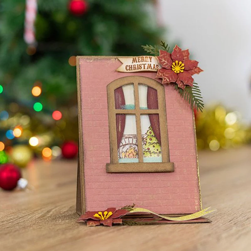 Рождественский шейкер, открытка, дерево, чулок, сказочные рамки, металлические режущие штампы для скрапбукинга и открыток, штампы для тиснения, новинка