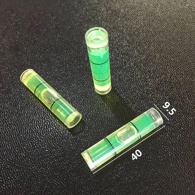 Lot De 5 Niveaux à Bulle Ronds Professionnels Pour Niveau à Bulle, Pour Instrument BULLSEYE, B (12 X 7 Mm